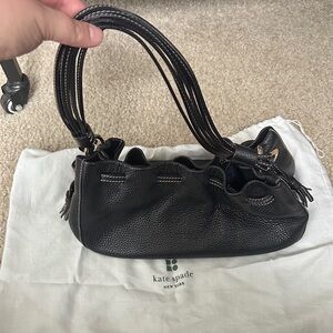 Kate Spade Textured Black Shoulder Bag